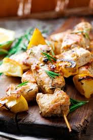 Air Fryer Greek Chicken Souvlaki Recipe This Recipe Greek Chicken Souvlaki Souvlaki Recipe Chicken Souvlaki