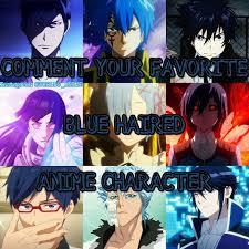 Favorite Blue Haired Anime Character Anime Anime Characters Anime Funny