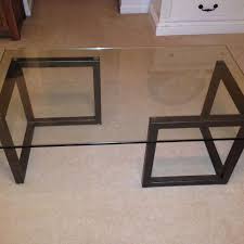 Each nail head is placed at the intersections of the grooved diamond pattern lines that wrap around the body of the trunk. Best Pier One Glass Coffee Table For Sale In Greenville South Carolina For 2021
