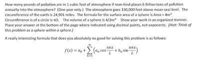 10 tons to pounds = 22400 pounds. Solved How Many Pounds Of Pollution Are In 1 Cubic Foot O Chegg Com