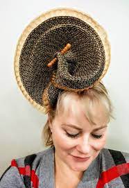Fall Leaves Bring Fall Hats By Forme Millinery Hand Sculpted On An 1800 Braid Machine Www Formemillinery Com Fall Handmade Hat Millinery Hats Millinery
