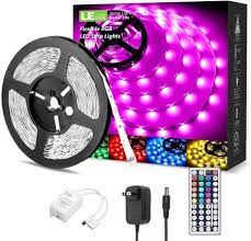 Maybe you would like to learn more about one of these? 16 4ft Rgb Color Changing Led Strip Lights With 12v Power Supply For Home Bedroom Living Room Under Cabinet Kitchen