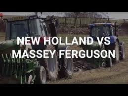 New Holland Vs Massey Ferguson Tractor Test Youtube