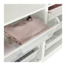 Schublade mit laufschienen und schrauben für ikea pax in buche. Komplement Netzdrahtkorb Mit Auszugschiene Weiss Ikea Deutschland Ikea Komplement Ikea Ikea Pax Wardrobe