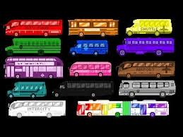 Bus Colors Street Vehicles The Wheels On The Bus The Kids Picture Show Fun Educational Youtube Wheels On The Bus Fun Learning Elementary Schools