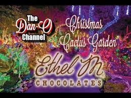 Chocolate shop · gift shop · botanical garden. Ethel M Chocolate Factory Christmas Cactus Garden In Henderson Nevada Youtube