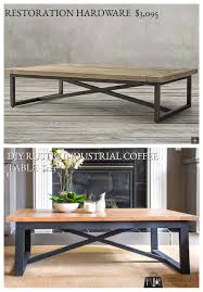 Inspired by their salvaged wood balustrade coffee table, i went with the dimensions of the smaller scaled table that is now on sale for $1195, $300 off the normal price tag of $1495. Rustic Industrial Side Table 100 Things 2 Do