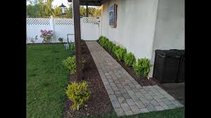 For this walkway, we're using interlocking paver base panels (illustration above) instead of the gravel base. How To Build A Paver Walkway Youtube