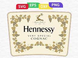 Hennessy Svg File Ennessy Label Hennessy Cricut Files Hennessy Logo Hennessy Bottle Svg Hennessy Gi Hennessy Label Printable Wine Bottle Labels Label Templates
