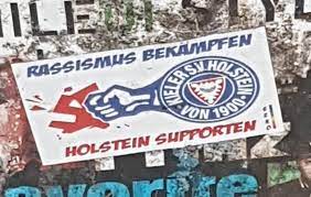 German side st pauli had a player attacked when their brave squad tried to stop holstein kiel hooligans attacking their fans in a bundesliga two clash on tuesday. Ultraschon On Twitter Antirassistischer Aufkleber Aus Der Fanszene Von Holstein Kiel Ultras Ultraschon Holstein Kiel Antira Nonazis Https T Co 4kvwfs2lzx