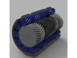 High Torque 149 33 1 Compound Planetary Gear Set By Gear Down For What Thingiverse In 2020 Planetary Gear Gears 3d Printer