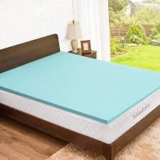 Nelaukoko 2 Inch Twin Xl Memory Foam Mattress Topper Single Extra Long Topper Ventilated Gel Foam In 2020 King Foam Mattress Memory Foam Mattress Topper Mattress Pad