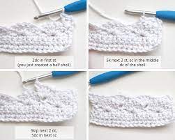 Crochet sk abbreviation meaning defined here. Basic Shell Stitch Washcloth Crochet Pattern For Beginners To Practice The Basic Stitches Sigoni Macaroni