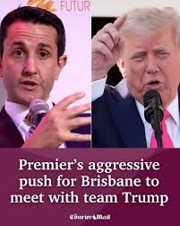 There's every chance this bloke is going to get a meeting with Trump before  magoo. How fkd would that be, a state premier gets an audience with Trump  before our Countries PM! #