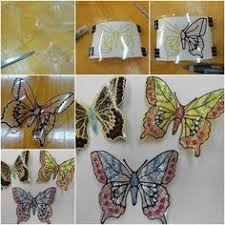 Glitter Butterfly From Plastic Bottles Plastik Sise Cocuklar Icin Elisi Geri Donusum Elisleri