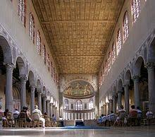 Learn vocabulary, terms and more with flashcards, games and nave, arcade, clerestory, basilica, coffered ceiling, spolia, axial plan, narthex, transept, orant figure, lunette Santa Sabina Wikipedia