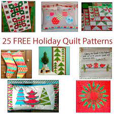 Make your own placemats with any of these fab sewing patterns. 25 Free Christmas Quilt Patterns Freemotion By The River