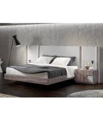 lit 140 160 180 avec chevets suspendus meuble design chambre parentale moderne mobilier de salon