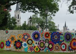 Chattahoochee Valley Daily June 2011 Garden Mural Flower Mural Garden Fence Art