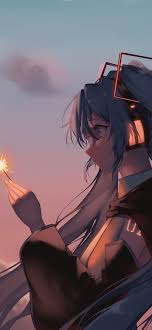 Wallpaper animatedwallpaper android wallpaperdesktop wallpaperengine anime 1080p wallpaper1920x1080 live animation. A Doting Marriage Dropped From The Clouds Miku Hatsune Vocaloid Hatsune Miku Hatsune