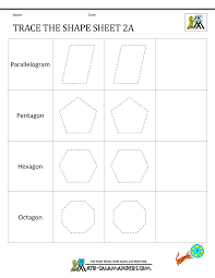 Class 1 maths practice worksheet. 2d Shapes Worksheets