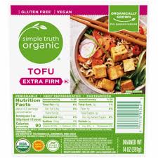 Firm will work too, in a pinch. King Soopers Simple Truth Organic Extra Firm Tofu 14 Oz