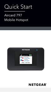 Roll over image to zoom in. Netgear Aircard 797 Mobile Hotspot User Guide Manualzz
