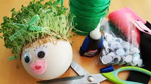 I then cut the last one up and used it as the straps. Grow Your Own Chia Pet A One Of A Kind Diy Ornament