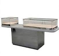 Showcase with Stainless Steel Design - Elegant & Durable