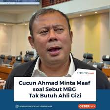 Wakil Ketua DPR RI Cucun Ahmad Syamsurijal menyampaikan permohonan maa...