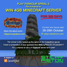 Compete with real people and make new. Stickypiston Hosting On Twitter Parkour Ninjas Win A 4gb Minecraft Server For Whole Year Visit Our Cubedcon Booth On Ip Https T Co 5xjgpxwnlb Cubed2017 Https T Co B0xte7fv1s Twitter