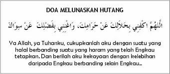 Doa melunasi hutang dan dzikir pelunas hutang. Doa Lunaskan Hutang Setinggi Gunung Zikri Husaini