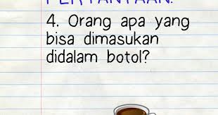 Tidak hanya itu, sebelum mengajukan teka teki, pasti penanya harus paham terlebih dahulu. Teka Teki Yang Sulit Dijawab Beserta Jawabannya