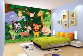 3d Cartoon Animals 792 View Wallpaper Mural Wall Print Decal Kertas Dinding Kertas