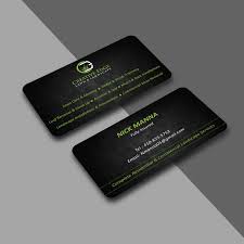 We do offer other business card paper stocks and coatings by request. Bold Serious Landscape Business Card Design For A Company By Creative Jiniya Design 18009051