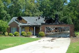burned home