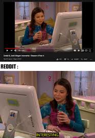 Paramount+, nickelodeon yesterday (jun 12), paramount+ unveiled the new icarly theme song opening credits montage and fans were quick to notice that miranda cosgrove had recreated her hilarious interesting meme from when she played megan in drake & josh before she joined the cast of icarly. Interesting Memes