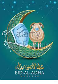 Find perfect mail accessories to suit your style! Islamische Holiday Eid Al Adha Mubarak Mit Schaf Maske Und Halbmond Design For Islam Festival Kurban Bayram Karte Oder Poster Stock Vektorgrafik Alamy