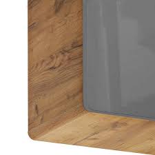 Möchten sie ihr badezimmer gemütlich gestalten und ihm eine rustikale note verleihen, bietet sich ein unterschrank aus massivholz an. Waschtisch 60cm Mit Unterschrank In Hochglanz Grau Wotaneiche Mit Kera