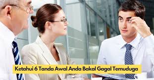Baca contoh soalan temuduga spa di sini. Ketahui 6 Tanda Awal Anda Bakal Gagal Temuduga