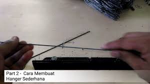 Buat dalam bentuk persegi dengan jumlah perbaris dan perkolom ringn yang sama. Cara Membuat Hanger Sederhana Youtube