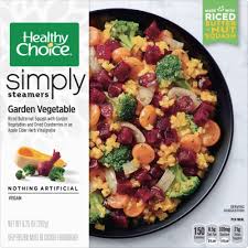 You may find you need more protein for your individual needs. here's a list of ways to quickly and conveniently bulk up frozen meals and liven them up with veggies and protein: Healthy Choice Garden Vegetable Simply Steamer Frozen Meal 9 25 Oz Fry S Food Stores