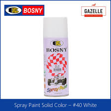 Bosny Acrylic Spray Paint 48 Colors 190 Clear 191 Clear Flat 4 Flat Black 39 Black