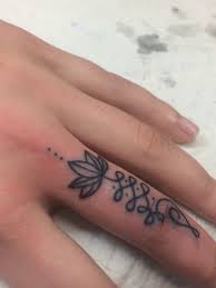 Pin By Beata Wojdylo On Tattoo Flower Finger Tattoos Girl Finger Tattoos Flower Wrist Tattoos