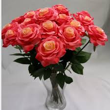 For those who are allergic to real flowers or who are in a hospital or nursing home where fresh flowers aren't permitted, artificial. China Hot Sale Wedding Flowers Home Decoration Single Artificial Rose Flowers Silk Roses Photos Pictures Made In China Com