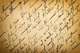See more ideas about paper background, writing paper, scrapbook paper. Old Letter With Vintage Handwriting Stock Image Colourbox
