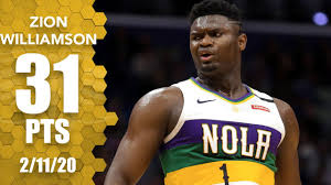 Zion williamson is an actor, known for zion williamson (2018), the nba on tnt (1988) and sneakercenter (2019). Zion Williamson Scores Career High 31 Points In Pelicans Vs Trail Blazers 2019 20 Nba Highlights Youtube