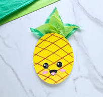 Pineapple Paper Plate Craft for Kids - Raise Curious Kids