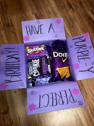 Birthday Ideas For Friend Gift Package Purple Cute Gifts For Friends Birthday Gifts For Best Friend Bff Birthday Gift