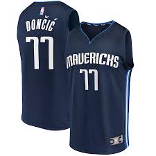 Luka dončić is a slovenian professional basketball player for the dallas mavericks in the nba and the slovenian national team. Men S Dallas Mavericks Luka Doncic Fanatics Branded Navy Fast Break Team Replica Jersey Statement Edition